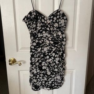 Little black & white dress